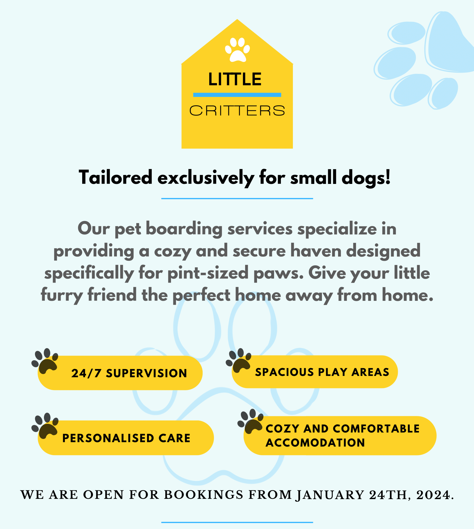Little Critters Pet Boarding Bangalore